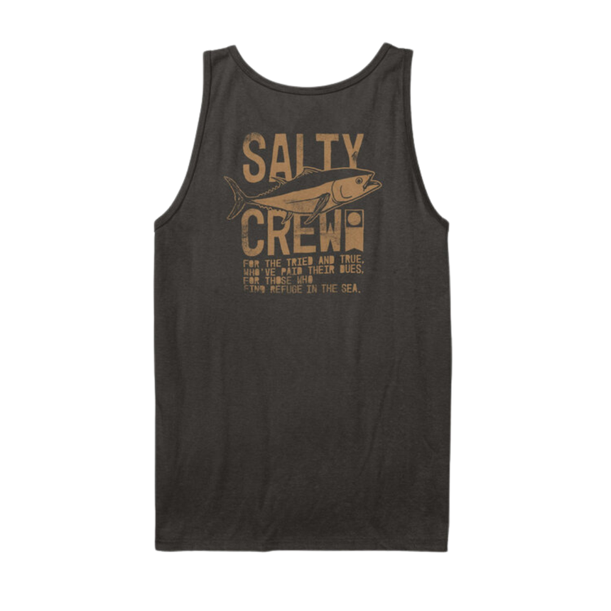 Salty Crew Salty Crew Men's Tried And True Tank - Black Black S Mens Sleeveless Shirts