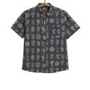 Salty Crew Salty Crew Men's Breezer Perf Button Up - Phantom Phantom S Mens Button Up Short Sleeve Shirts