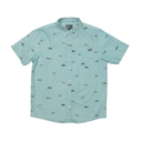 Salty Crew Salty Crew Men's Crew SS Button Up - Seaside Seaside M Mens Button Up Short Sleeve Shirts