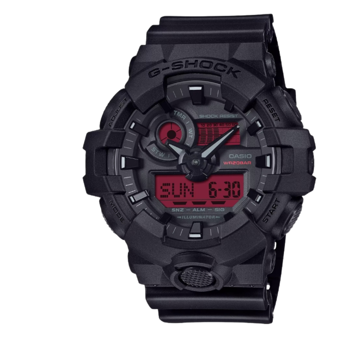 G Shock G-Shock GA-700BBR-1A Watch Mens Analog Organic Band