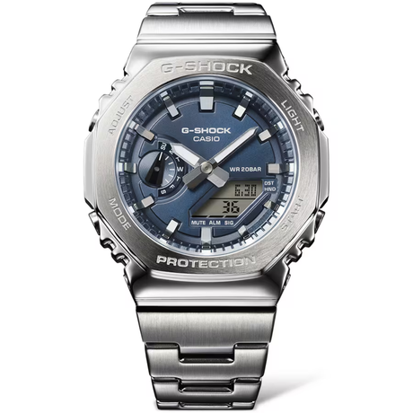 G Shock G-Shock GM-2110D-2B Watch Mens Analog Metal Band