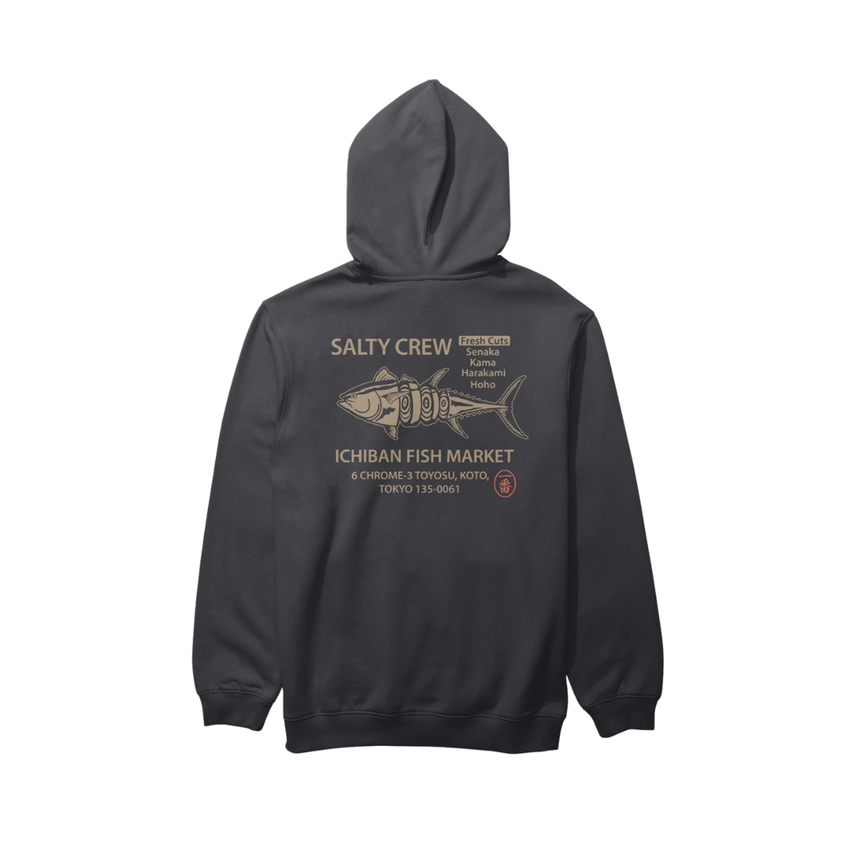 Salty Crew Salty Crew Ichiban Fleece Hoodie - Black Black M Mens Pullover Hoodies