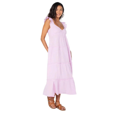 Roxy Roxy Women's Palmy Days Midi Dress ORCHID BOUQUET SOLID XS Womens Short Dresses