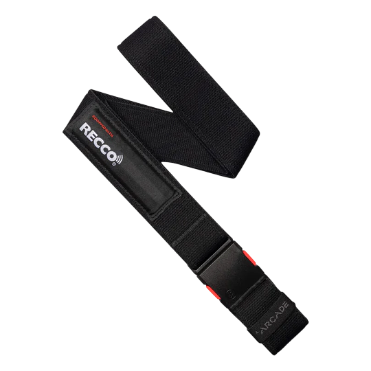 Arcade Belt Co Arcade X Recco - Black Black OS Mens Fabric Belts