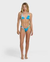 Billabong Billabong Women's Agua Flores Multi Triangle Top Blue Multi S Womens Bikini Tops