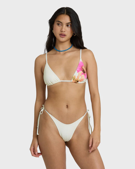 Billabong Billabong Women's Sunny Shore TS Dippi Bottoms Salt Crystal S Womens Bikini Bottoms
