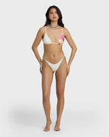 Billabong Billabong Women's Sunny Shore TS Dippi Bottoms Salt Crystal S Womens Bikini Bottoms