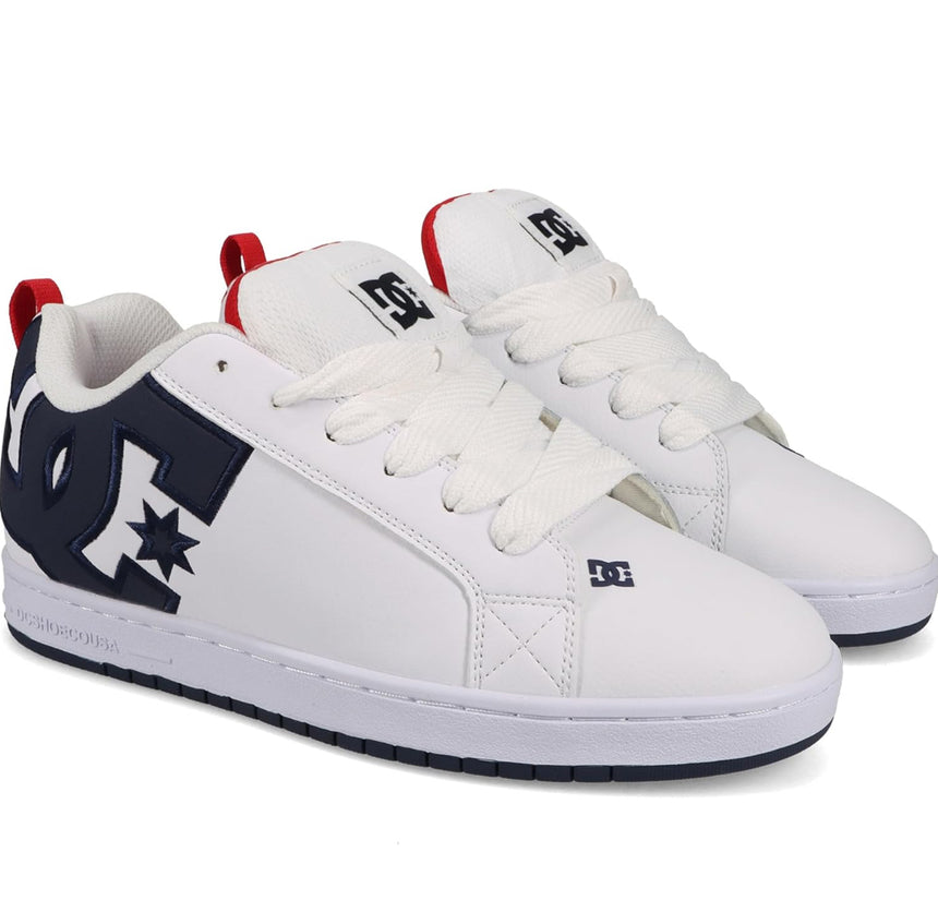 DC Court Graffik - Blanc/Bleu marine/Rouge