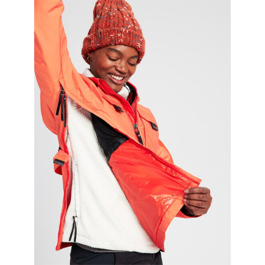 Burton Women's Amora Anorak - Orange.com