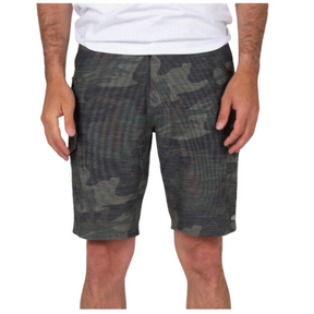 Salty Crew Salty Crew Men's Drifter 2 Cargo Hybrid Shorts Camo 32 Mens Hybrid Land and Sea Shorts