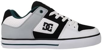 DC DC Men's Pure Shoes - White/Black Teal White/Black/Teal 9 Mens Skate Shoes 6 to 18