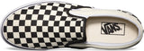 Vans Unisex Classic Slip On - Checkerboard White/Back