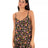 Hurley Hurley Women's Hibiscus Dream V Neck Mini Dress - Black Floral Black Floral S Womens Short Dresses
