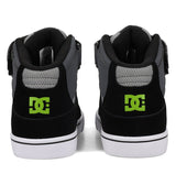 DC DC Youth Pure Hi Top EV Shoes - Gray/Black Gray/Black 11 Youth Boys High Tops 5T to 13T and 1 to 7 US Size