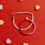 Pura Vida Vacay Vinyl Disc Stretch Bracelet