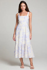 Saltwater Luxe Saltwater Luxe Women's Lilith Midi Dress Blue Bell XS Womens Long Dresses