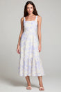 Saltwater Luxe Saltwater Luxe Women's Lilith Midi Dress Blue Bell XS Womens Long Dresses