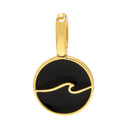 Pura Vida Pura Vida Harper Enamel Wave Charm Gold OS Jewelry