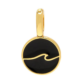 Pura Vida Pura Vida Harper Enamel Wave Charm Gold OS Jewelry