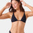 Roxy Roxy Women's  Haleiwa Built Up Triangle - Anthracite Anthracite S Womens Bikini Tops