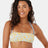 Roxy Roxy Women's Tapestry Patchwork Bandeau Lace Up Top Multi S Womens Bikini Tops