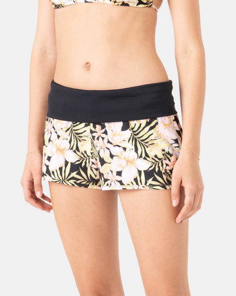 Roxy Roxy Women's  Tropical Endless Summer Boardshort - Black Multi Black Multi S Womens Board shorts