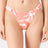 Roxy Roxy Women's  Palm Haze Knotted Scoop Cheeky - Coral mul Coralmul S Womens Bikini Bottoms