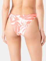 Roxy Roxy Women's  Palm Haze Knotted Scoop Cheeky - Coral mul Coralmul S Womens Bikini Bottoms