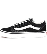 Vans Kids Old Skool Skateboard Shoes - Black/True White