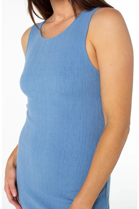 Roxy Roxy Women's City Lights Midi Dress Riviera Solid S Womens Long Sleeve Shirts