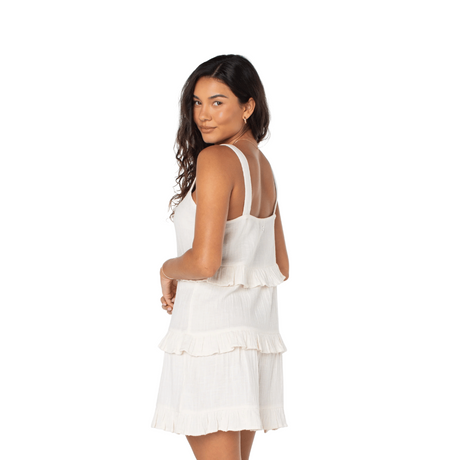 Roxy Roxy Women's Soft Sand Mini Dress ANTHRACITE XS Womens Short Dresses