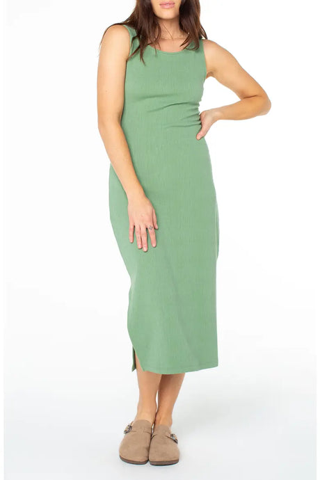 Roxy Roxy Women's City Lights Midi Dress Riviera Solid S Womens Long Sleeve Shirts