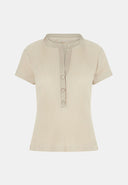 GUESS Women's Short-Sleeve Serafino Basic Shirt — representative product image (best-match second pass)