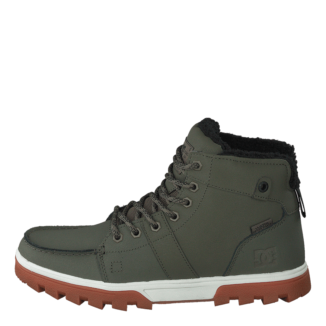 DC Men's Woodland Boots - Light Olive/Oyster