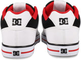 DC DC Men's Pure Shoes - White/Black/Red White/Black/Red 9 Mens Skate Shoes 6 to 18