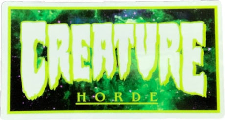 Creature Creature Space Logo Sticker Multi 5.25" Stickers