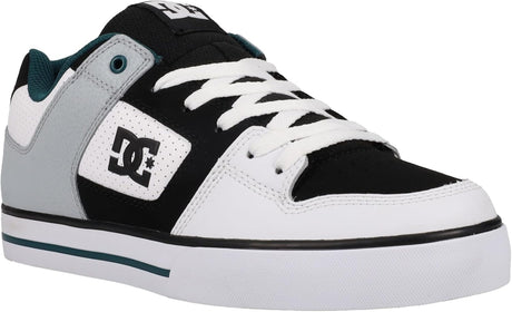 DC DC Men's Pure Shoes - White/Black Teal White/Black/Teal 9 Mens Skate Shoes 6 to 18