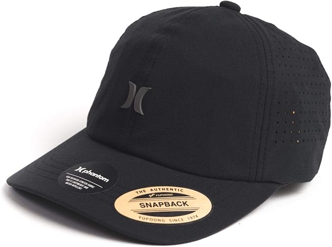 Hurley Hurley Phantom Combat Hat Black 1sz Mens Hats Curved Brim