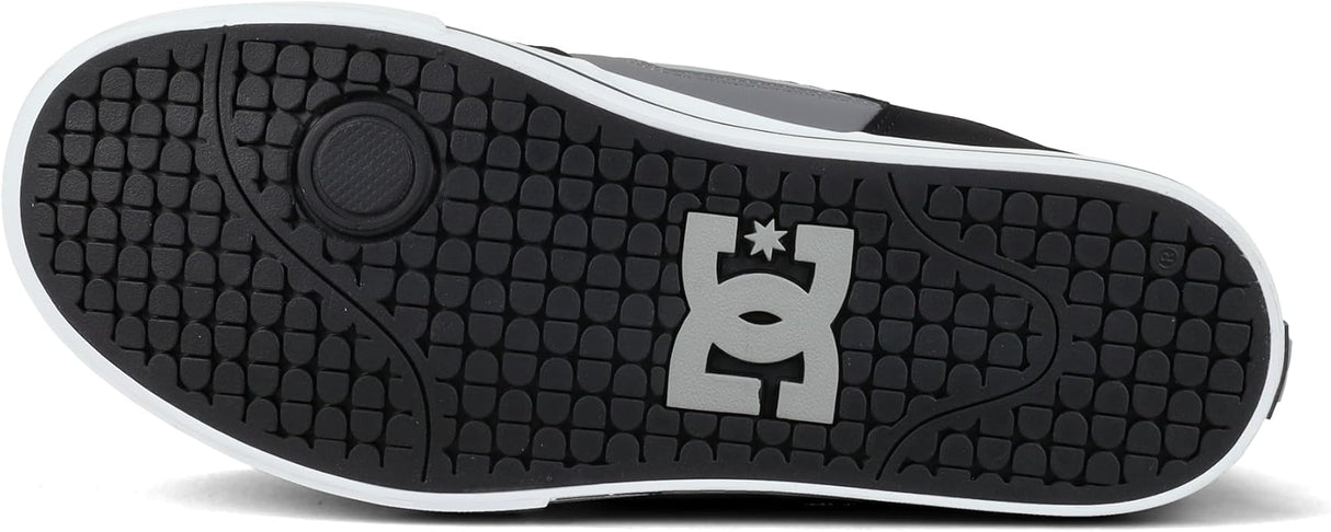 DC DC Men's  Pure Skate Shoes - Gray/Black Gray/Black 10 Mens Skate Shoes 6 to 18