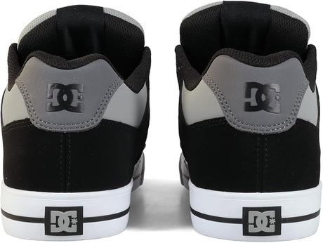 DC DC Men's  Pure Skate Shoes - Gray/Black Gray/Black 10 Mens Skate Shoes 6 to 18