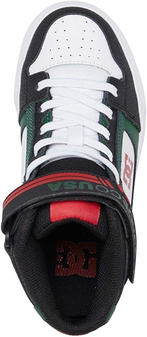 DC Pure Boys High Tops Shoes -Black/Green