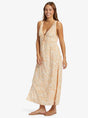 Roxy Roxy Women's Pearl Moonlight C Dress Egret Soft Tropics XS Womens Short Dresses