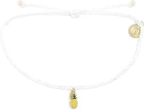 Pura Vida Pura Vida Silver Enamel Pineapple BB Seafoam OS Jewelry