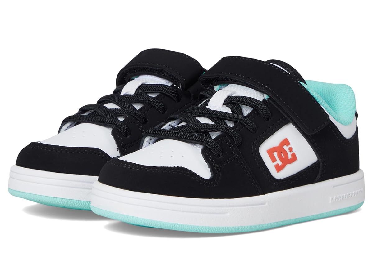 DC Youth Manteca 4 V Shoes - Black/Orange/Mint