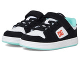 DC Youth Manteca 4 V Shoes - Black/Orange/Mint