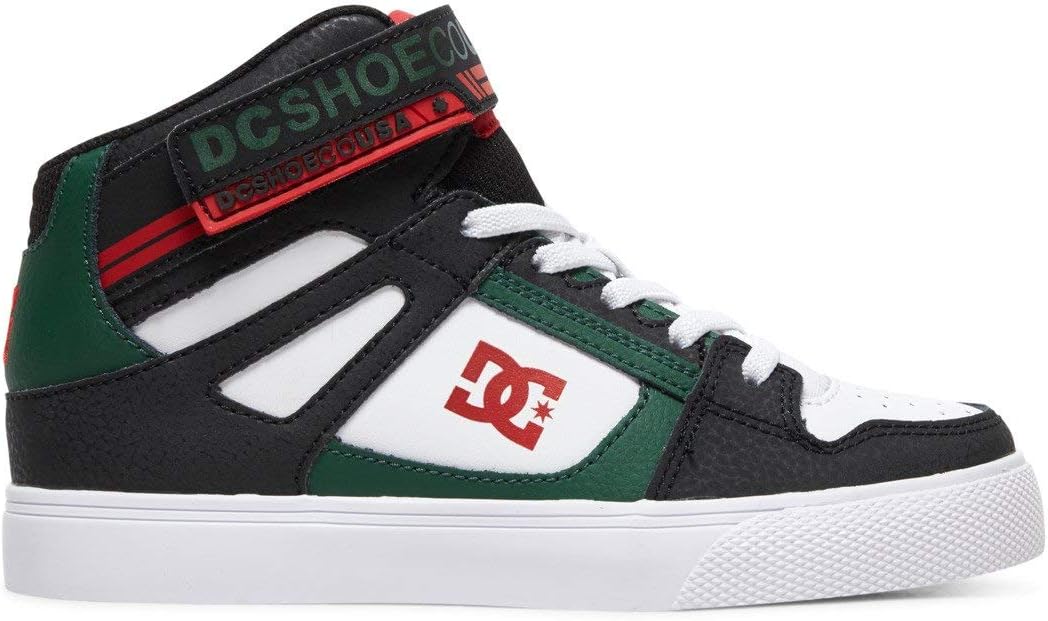 DC Pure Boys High Tops Shoes -Black/Green