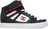 DC Pure Boys High Tops Shoes -Black/Green