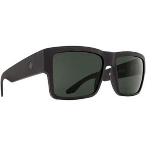 Spy Spy Cyrus Sunglasses - Soft Matte Black - HD Plus Gray Green Polar Mens Sunglasses Polarized
