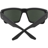 Spy Cyrus Sunglasses - Soft Matte Black - HD Plus Gray Green Polar