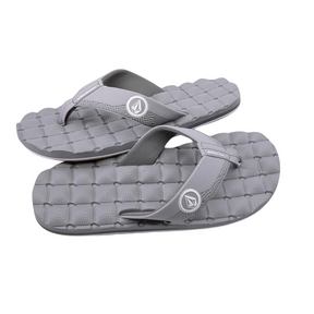 Volcom Volcom Men's Recliner Sandals - Light Grey Light Grey 6 Mens Sandals Flip Flop 5 to 11